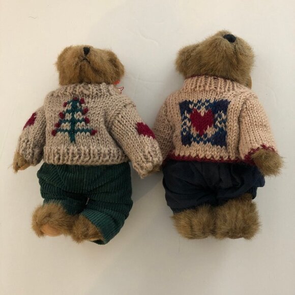 🛒 $15 2 Boyds Christmas Bears 8" tall #4656 - Picture 2 of 4